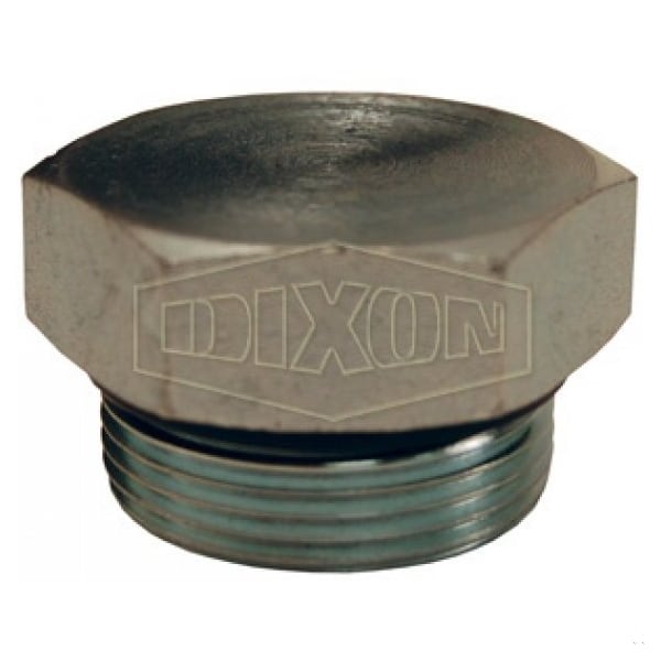 Dixon O-Ring Boss Plug, 1-7/8-12 Nominal, Steel, Domestic 1255-24H - main